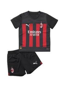 AC Milan Babyklær Hjemme Fotballdrakt til barn 2022-23 Korte ermer (+ Korte bukser)